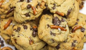 Sea Salt Butterscotch Pretzel Cookies Recipe