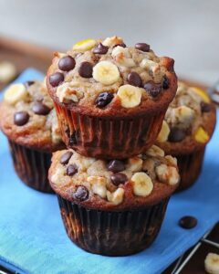 Trail Mix Banana Bread Muffins Recipe