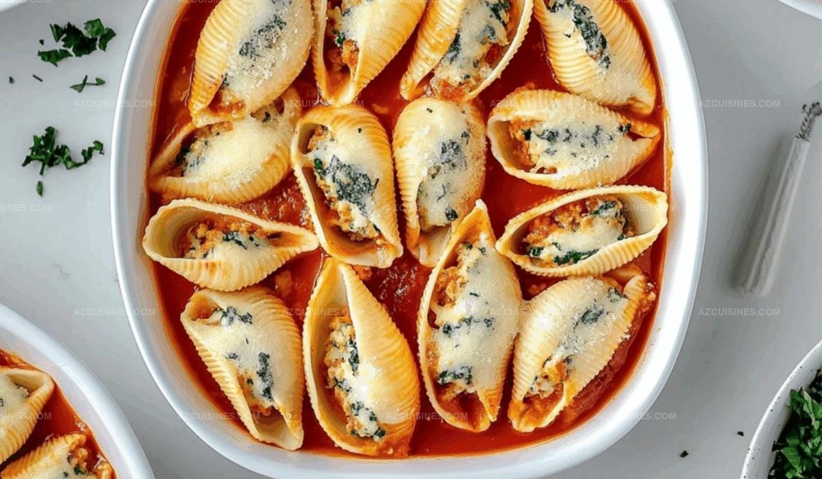 Spinach and Ricotta Stuffed Shells Recipe