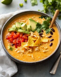 Creamy Chicken Tortilla Soup Recipe