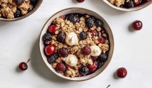 Cherry Berry Skillet Crisp Recipe