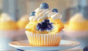 Lemon Blueberry Cupcakes Recipe