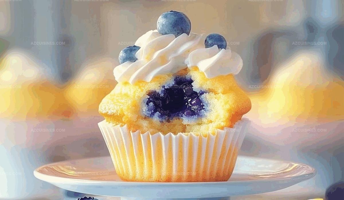 Lemon Blueberry Cupcakes Recipe
