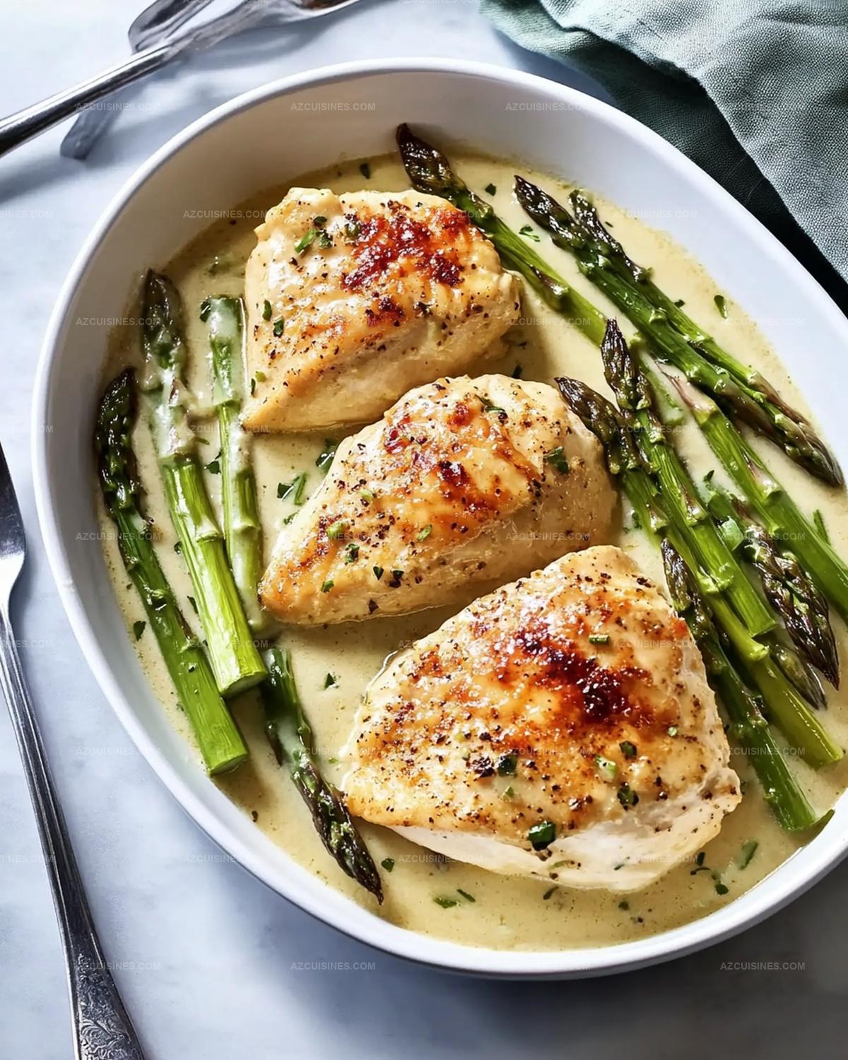 Creamy Chicken and Asparagus Bake Recipe