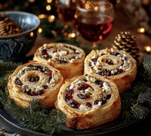 Cranberry Feta Pinwheels With Cream Cheese Recipe