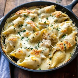 Chicken Alfredo Stuffed Shells Recipe