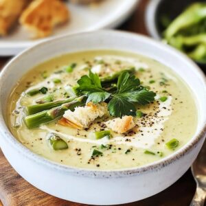 Roasted Asparagus Soup Recipe