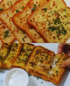 Cheesy Garlic Bread a la Dominos Recipe