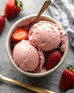 Strawberry Ice Cream (No Churn) Recipe