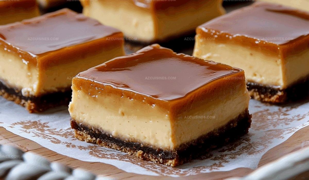 Dulce De Leche Cheesecake Bars Recipe