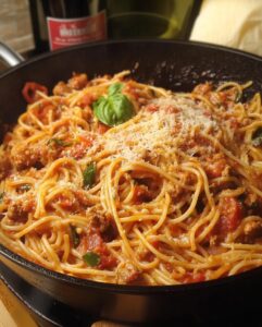 Spaghetti Skillet Dinner Recipe