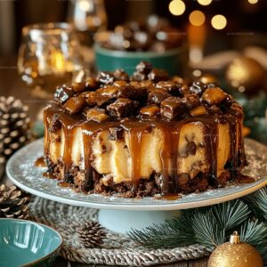 Caramel Turtle Poke Cake Recipe