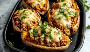 Turkey Stuffed Sweet Potatoes Recipe