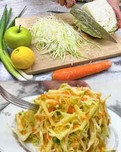 Crunchy Cabbage, Carrot, and Apple Salad Recipe