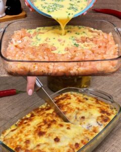 Chicken and Mushroom Gratin Recipe