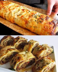 Cheesy Beef and Potato Roll-Up Recipe