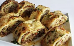 Cheesy Beef and Potato Roll-Up Recipe