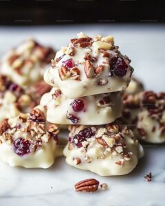 White Chocolate Cranberry Pecan Clusters Recipe