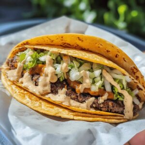 Smash Burger Tacos Recipe