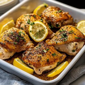 Lemon Pepper Chicken Thighs Recipe