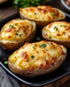 French Onion Stuffed Potatoes Recipe