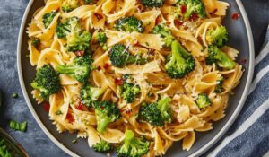 Broccoli Pasta Stir Fry Recipe