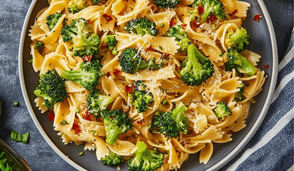 Broccoli Pasta Stir Fry Recipe