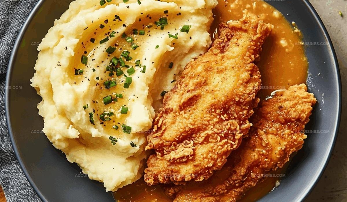 Fried Chicken and Mashed Potatoes Recipe