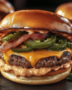 Spicy Jalapeno & Onion Smash Burgers Recipe