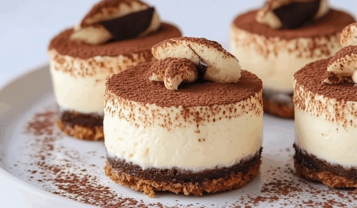 Mini Tiramisu Cheesecakes Recipe