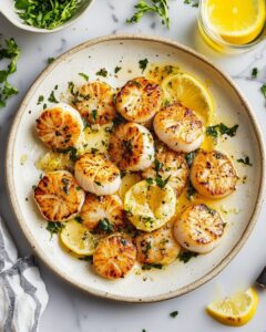 Lemon Butter Scallops Recipe