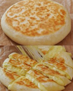 Pan-Fried Cheesy Potato Bread Recipe