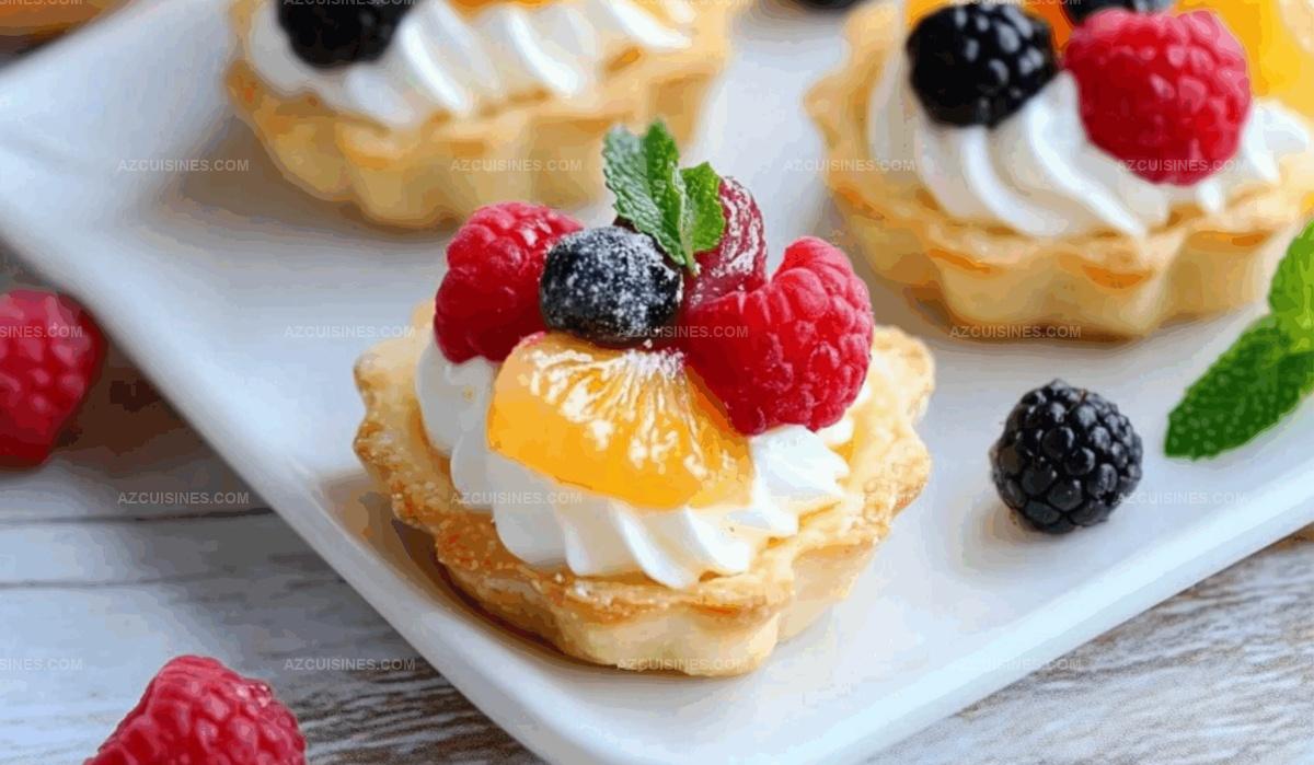Mini Cream Cheese Fruit Tarts Recipe