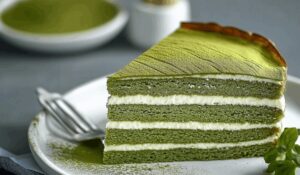 Matcha Mille Crepe Cake Recipe