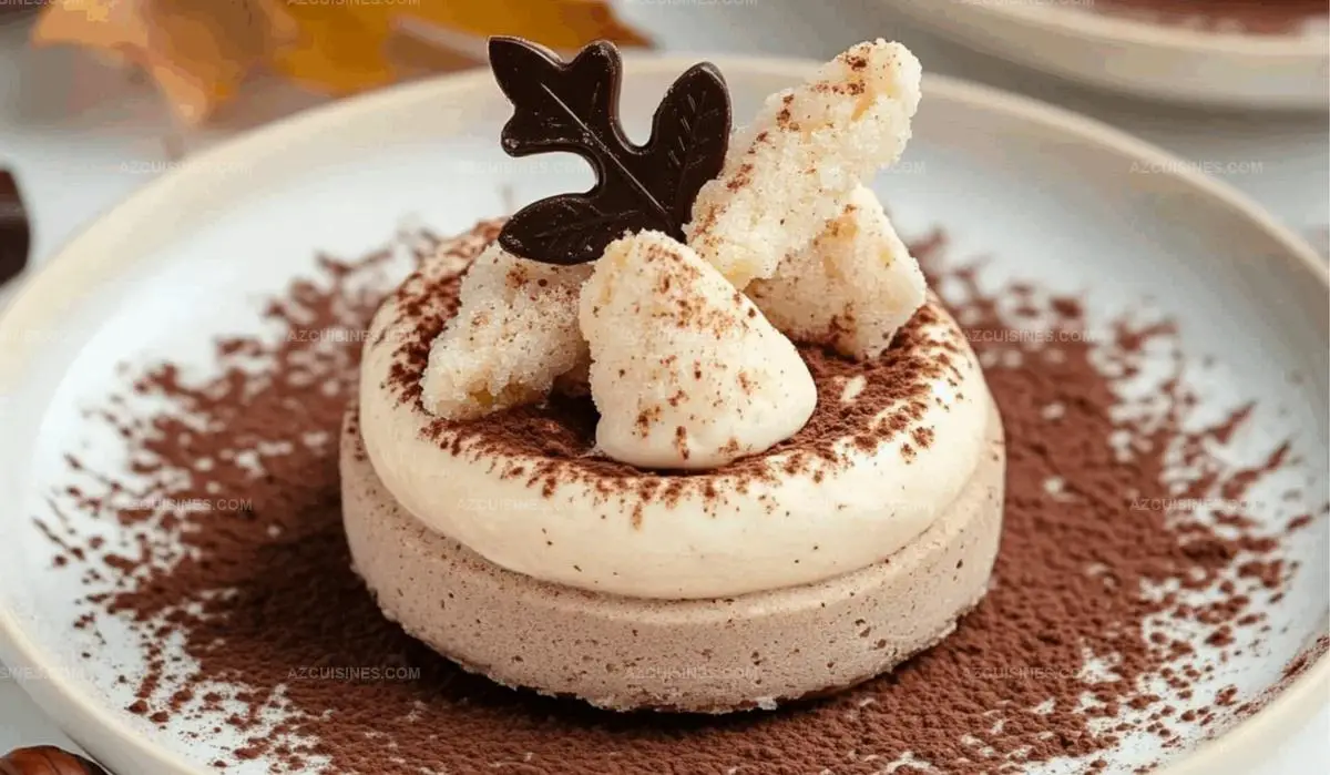 Chestnut Mascarpone Mousse And Tuile Cookies Recipe