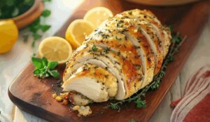 Lemon, Garlic, And Herb Roasted Turkey Breast Recipe