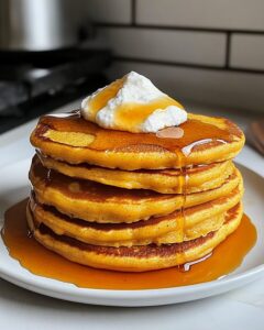 Pumpkin Cottage Cheese Pancakes Recipe
