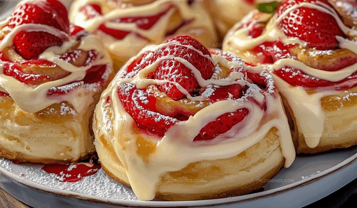 Strawberry Cheesecake Sweet Rolls Recipe