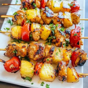 Pineapple Chicken Kabobs Recipe