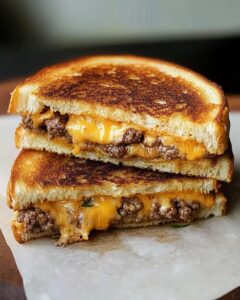 Grilled Cheese Patty Melts Recipe
