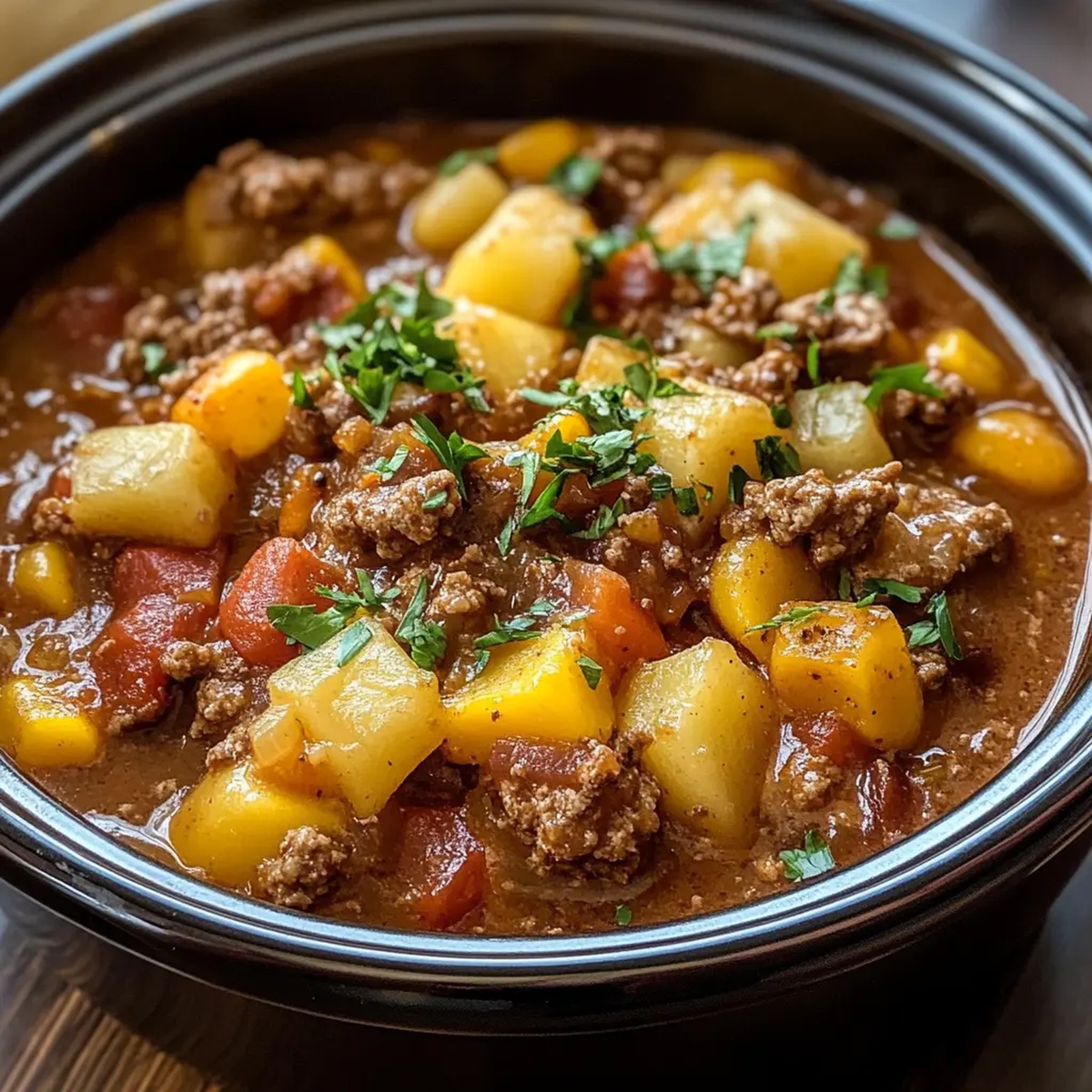 Slow Cooker Cowboy Casserole Recipe
