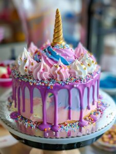 Unicorn Ice Cream Cake Recipe