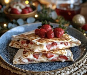 Strawberry Cheesecake Quesadillas Recipe