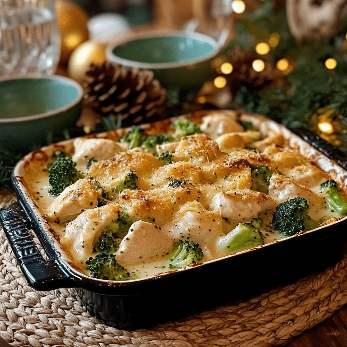 Chicken And Broccoli Baked Alfredo Recipe