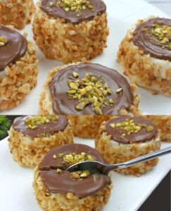 Heavenly Nutella and Nuts Custard Cups Recipe