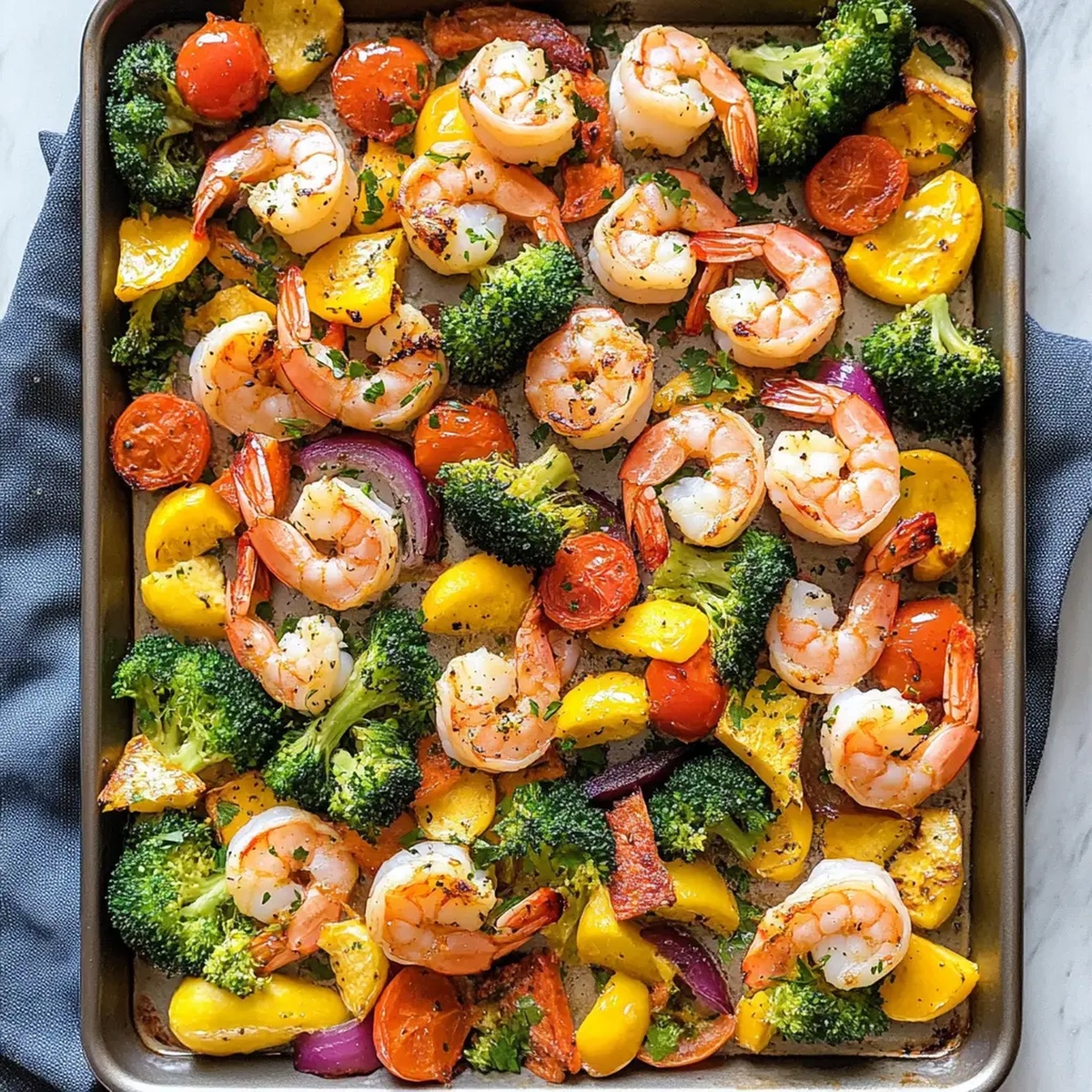 Sheet Pan Shrimp Scampi Recipe