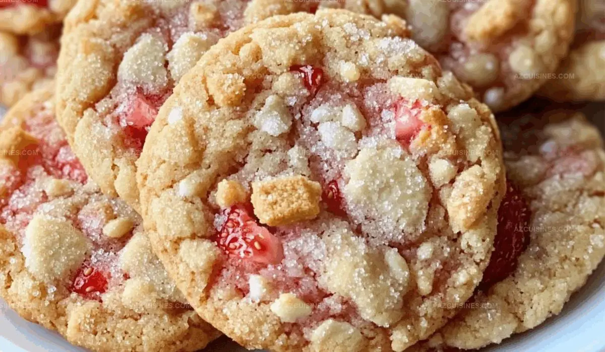 Strawberry Crunch Cookies Recipe