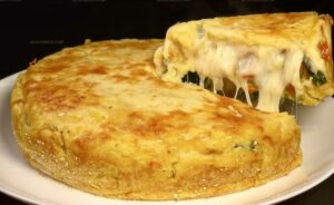 Cheesy Potato & Spinach Bake Recipe