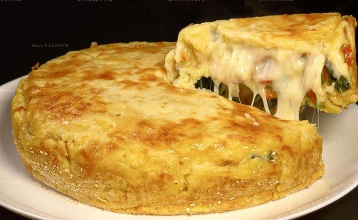 Cheesy Potato & Spinach Bake Recipe