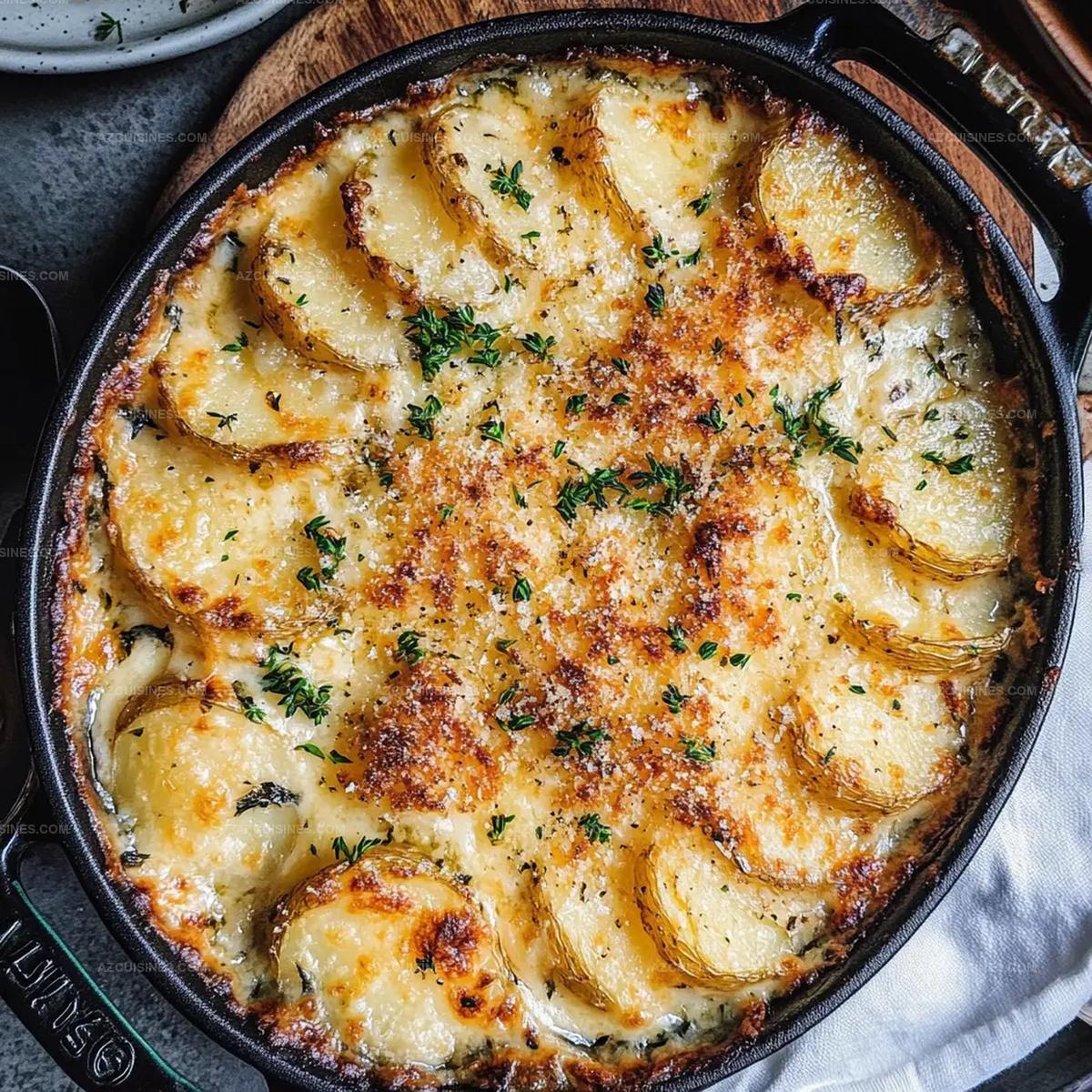 Parmesan Gruyere Potato Gratin Recipe